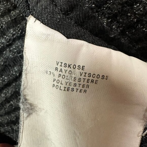 Vintage Emporio Armani Mini Short Sleeve Jacket Grey Ribbed Est Size X-Small - Picture 6 of 8